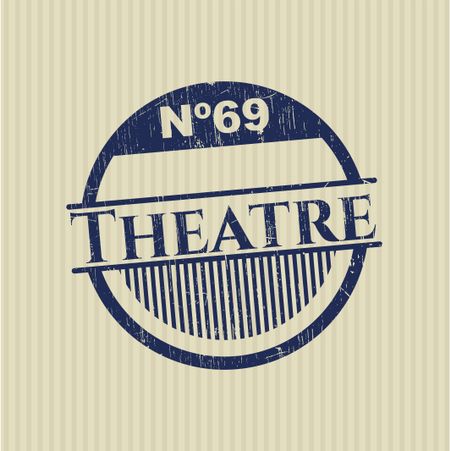 Theatre rubber grunge texture stamp