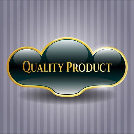 Quality Product gold shiny emblem