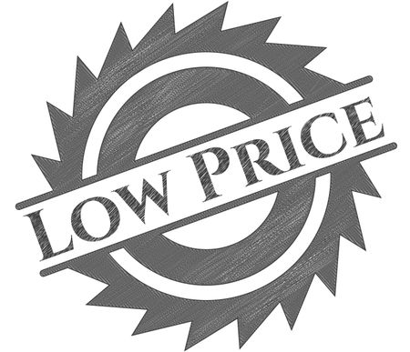Low Price draw with pencil effect