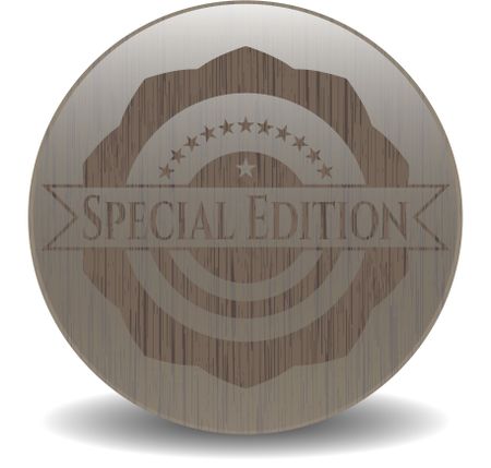 Special Edition wooden emblem. Vintage.