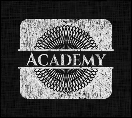 Academy written on a blackboard