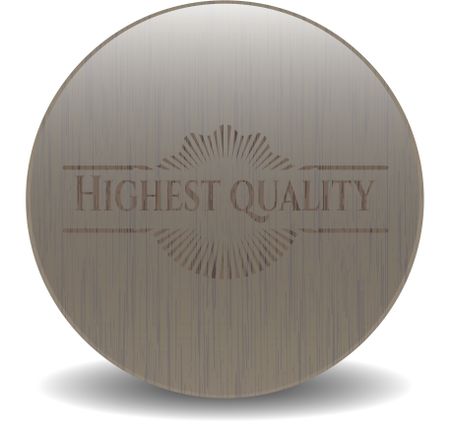 Highest Quality vintage wood emblem