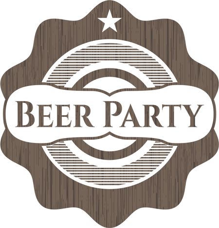 Beer Party wooden signboards