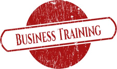 Business Training rubber stamp