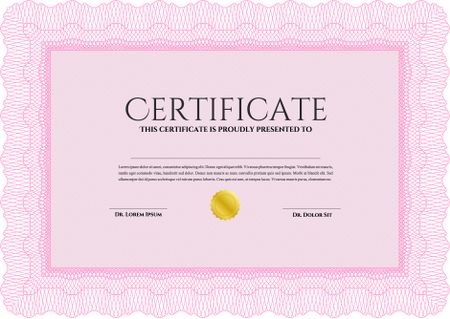 certificate template eps10 jpg of achievement diploma vector illustration design completion