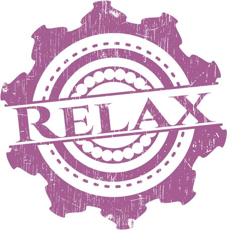 Relax rubber grunge texture seal