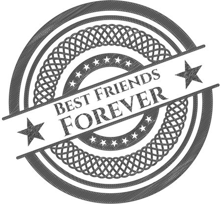 Best Friends Forever penciled