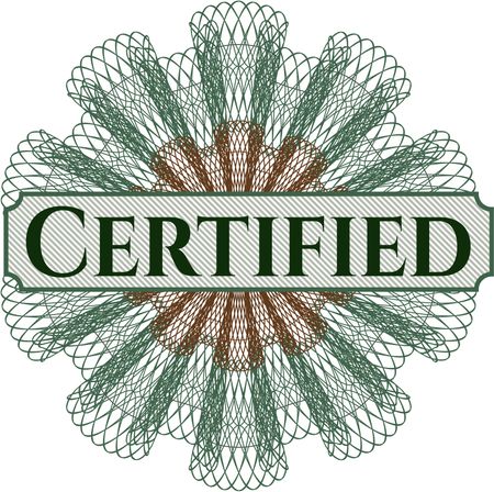 Certified rosette