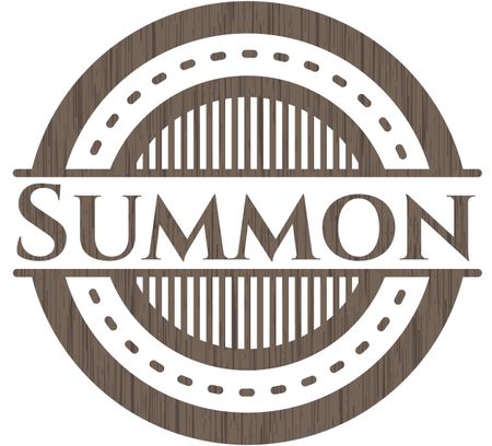 Summon realistic wood emblem