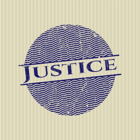 Justice rubber grunge seal