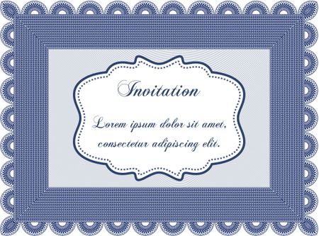 Formal invitation template. Customizable, Easy to edit and change colors. Excellent design. With complex background. 