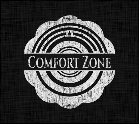 Comfort Zone written on a blackboard