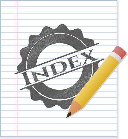 Index pencil draw