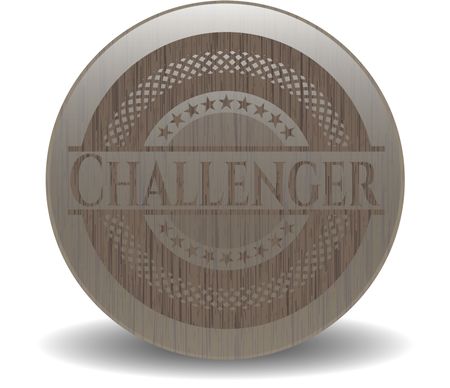Challenger wood emblem. Retro