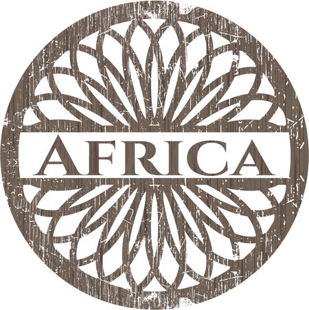Africa wood signboards