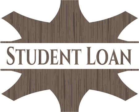 Student Loan wooden signboards