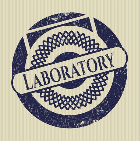 Laboratory rubber grunge texture seal