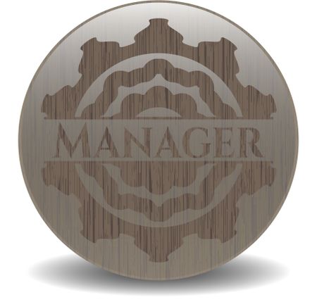Manager wood emblem. Vintage.