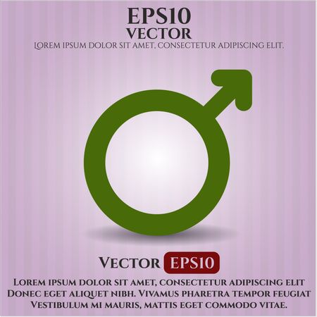 male icon vector symbol flat eps jpg app web concept website