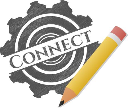 Connect pencil emblem