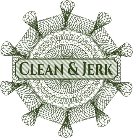 Clean & Jerk money style rosette