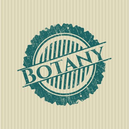 Botany rubber seal with grunge texture