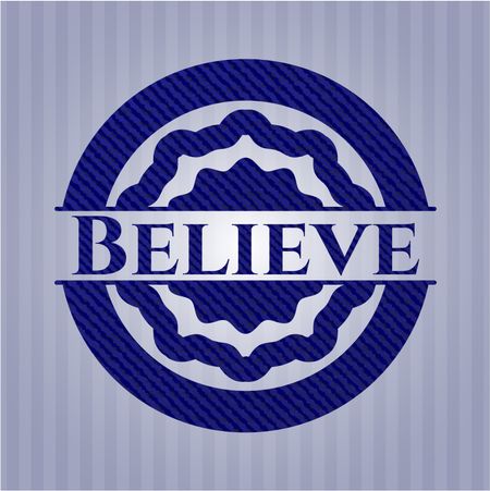 Believe with jean texture