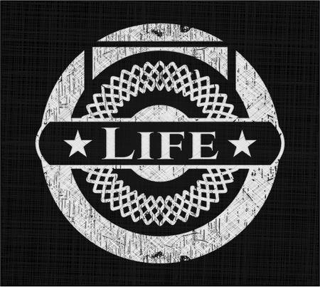 Life chalk emblem