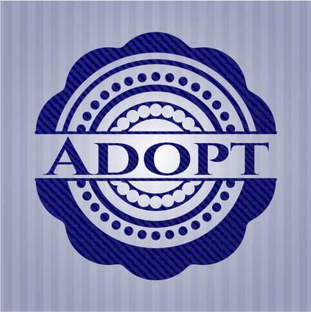 Adopt denim background
