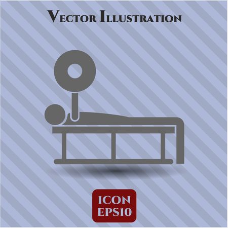Bench Press vector icon