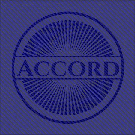 Accord with jean texture