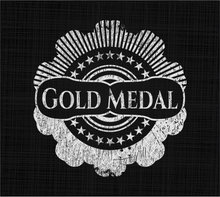 Gold Medal chalk emblem