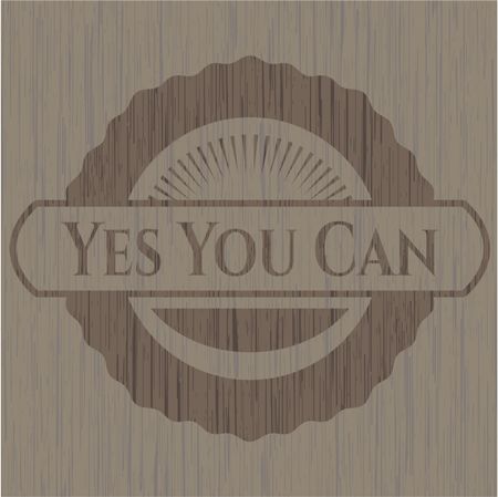 Yes You Can wooden emblem