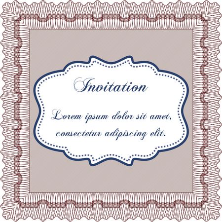 Formal invitation. With complex background. Excellent design. Customizable, Easy to edit and change colors. 
