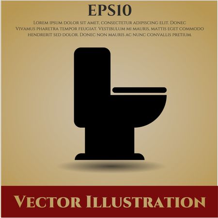 wc toilet icon vector symbol flat eps jpg app web concept