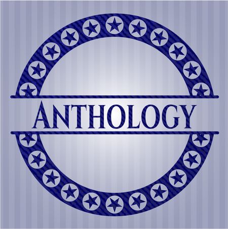 Anthology emblem with jean high quality background