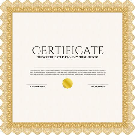 certificate template eps10 jpg of achievement diploma vector illustration design completion