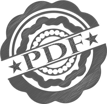 PDF draw with pencil effect