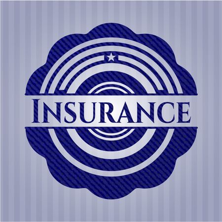 Insurance with jean texture