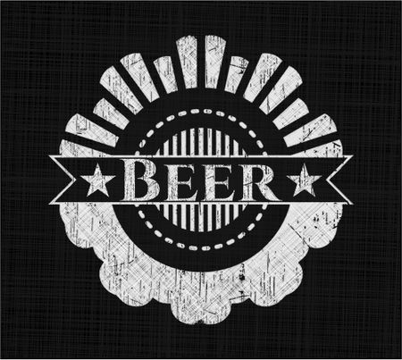 Beer chalk emblem