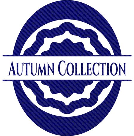 Autumn Collection denim background