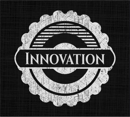 Innovation on chalkboard