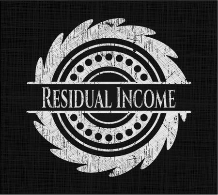 Residual Income chalkboard emblem