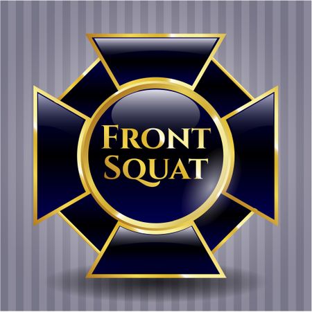 Front Squat shiny emblem