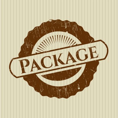 Package grunge seal