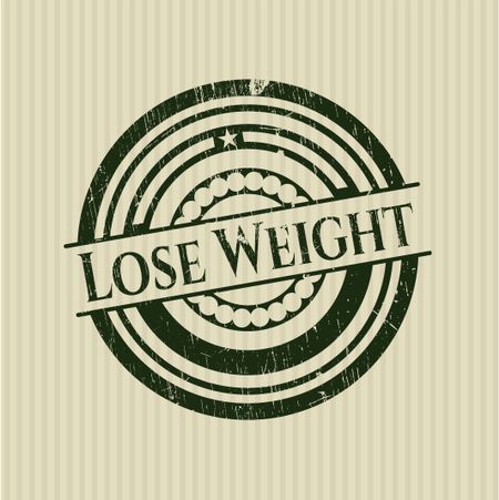 Lose Weight grunge seal