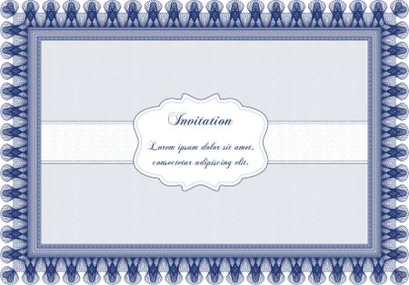 Formal invitation template. Customizable, Easy to edit and change colors. Excellent design. With complex background. 