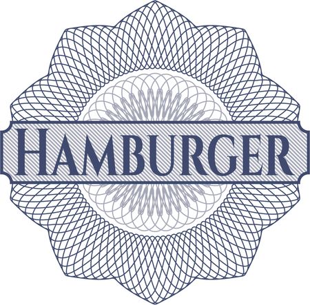 Hamburger abstract linear rosette