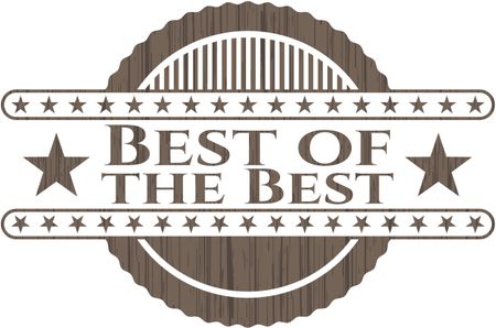 Best of the Best wooden emblem