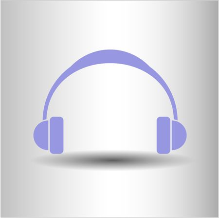 headphones icon vector symbol flat eps jpg app web concept